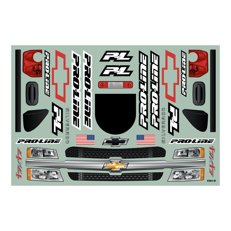 1/7 Silverado UDR Body (Clear)