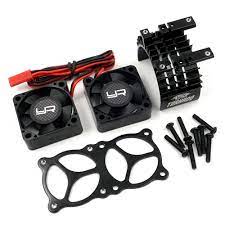 Alum Motor Heat Sink w/Twin Tornado Fans