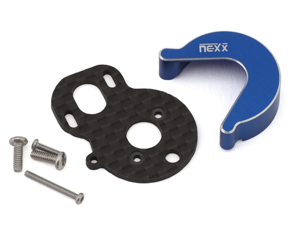 Carbon Motor Plate/Alum Gearbox Cover Set (Micro-B)