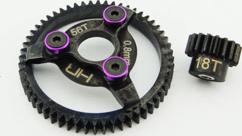 Steel Pinion/Spur (18T/56T/32P)