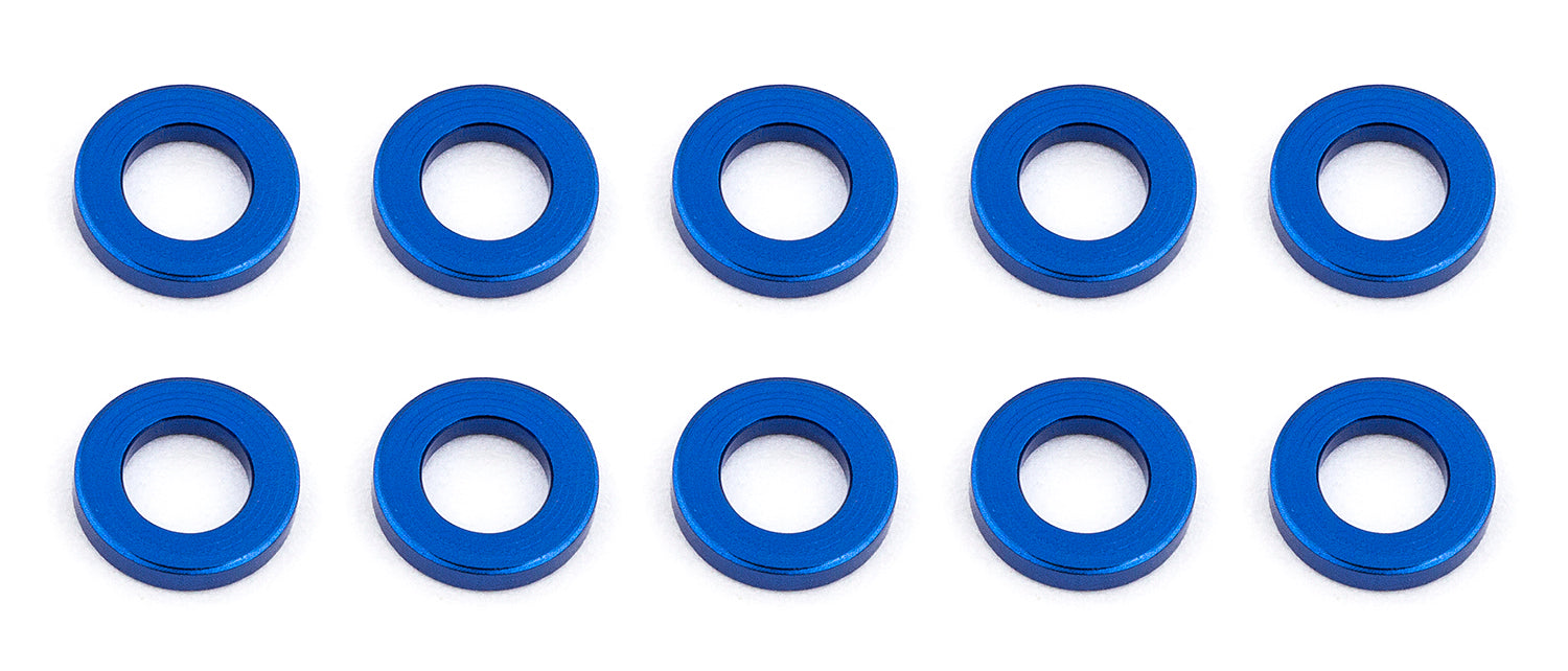 5.5x3.0mm Alum Ballstud Washers (Blue)