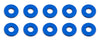 7.8x3.0mm Alum Bulkhead Washers (Blue)