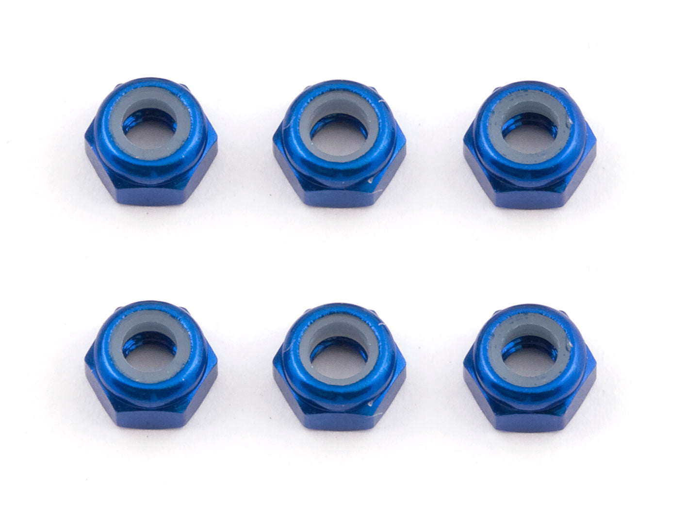 M3 Alum Locknuts (Blue)