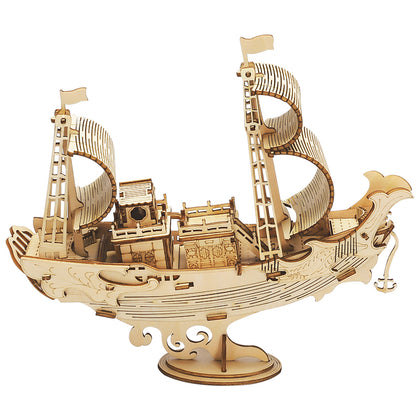 Japanese Diplomatic Ship 3D Wooden Puzzle