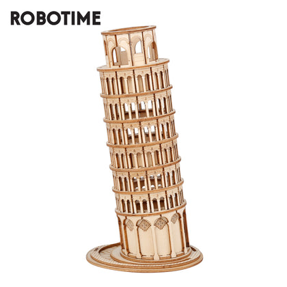 Leaning Tower of Pisa 3D Wooden Puzzle