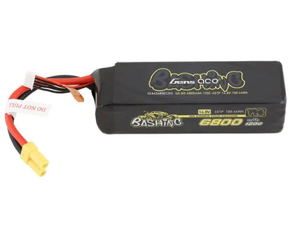 Gens Ace 4S Bashing Pro LiPo Battery Pack 120C (14.8V/6800mAh) w/EC5 Connector