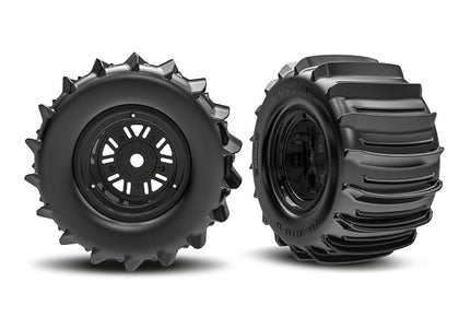 Paddle Tires/Sand Car Black Wheels