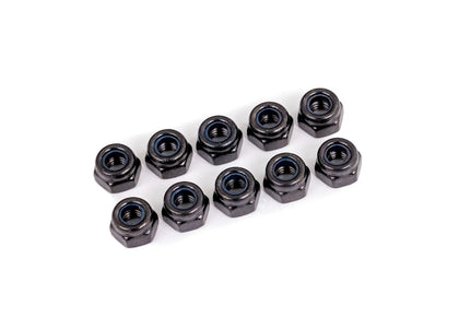 4mm Nylon Lock Nuts (Black)