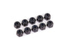 4mm Nylon Lock Nuts (Black)