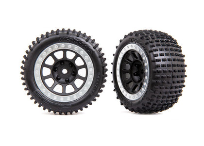Alias Tires/Blck Satin Chrome Wheels (Rear)
