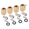 7mm Brass Wheel Hex Hub Extenders (TRX4M)