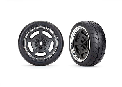 Response Tires/Black Chrome Wheels (Front)