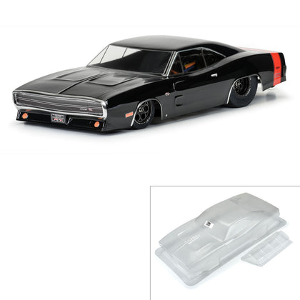 1/10 1970 Dodge Charger Drag Body (Clear)