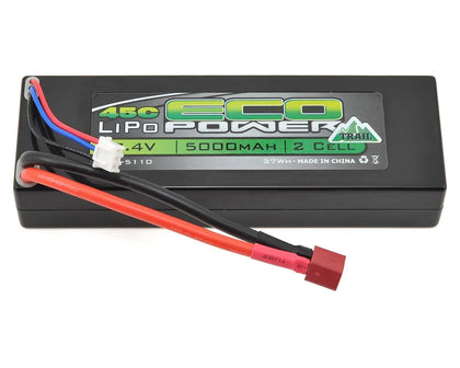 5000mAh 2S 45C LiPO Hardcase (T-Plug)