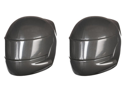 Gray Driver Helmets