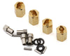 Brass Wheel Hex Adapters (Ascent-18)
