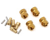 Extended Brass Hexes +5mm (SCX24)