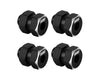 Extended Steel Wheel Hexes +5mm (SCX24)