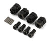 Extended Steel Wheel Hexes +5mm (SCX24)