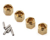 Brass Wheel Hex Adapters (Ascent-18)