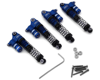 NEXX Racing SCX24 45mm Aluminum Oil-Filled Threaded Reservoir Shocks (4)