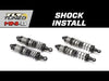 Alum Rear Shock Set (Mini-B)