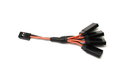 Universal RX Power Splitter, Female Servo (x4)