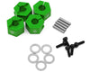 Treal Hobby Aluminum Clamping Wheel Hex Hubs for Traxxas® Mini Maxx/Mini XRT® (Black) (12mm)