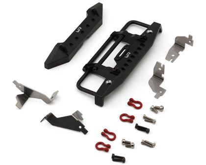 Alum Front/Rear Bumper Set Black (TRX-4M Defender)