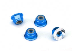 4mm Aluminum Flanged Serrated Nuts