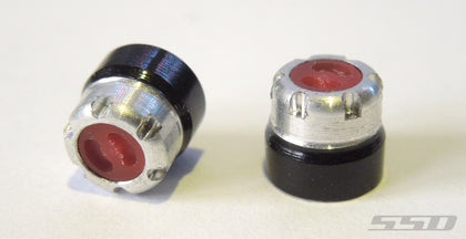 1/24 SCALE LOCKING HUBS (RED)