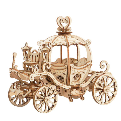 Pumpkin Cart 3D Wooden Puzzle