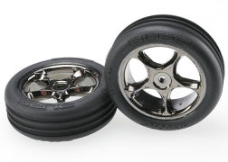 Alias Tires/Tracer Chrome Wheels (Black)