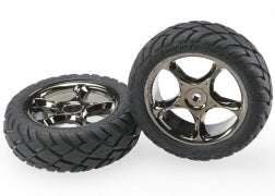 Anaconda Tires/Tracer Chrome Wheels (Black)