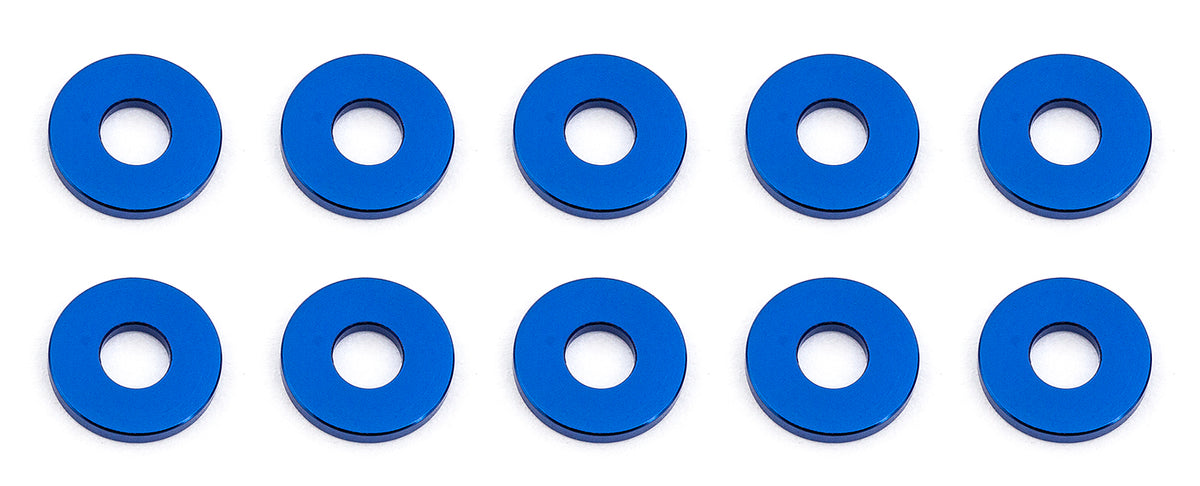 7.8x3.0mm Alum Bulkhead Washers (Blue) – XL Hobbies