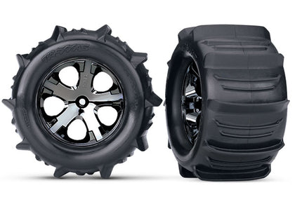 Paddle Tires/All-Star Wheels (Black Chrome)