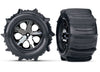 Paddle Tires/All-Star Wheels (Black Chrome)