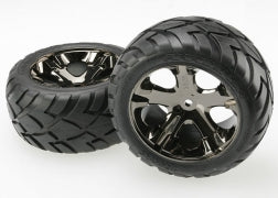 All-Star Wheels/Anaconda Tires Rear (Black Chrome)