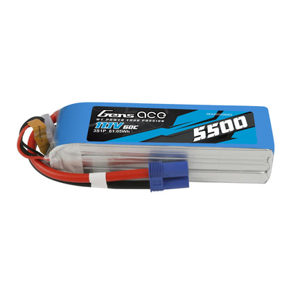 5000mAh 3S 60C LiPO (EC5)