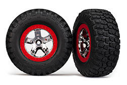 BFG Mud-Terrain Tires/SCT Wheels Chrome (Red)