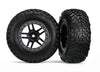 SCT Tires/Split-Spoke Beadlock (Black/Satin Chrome)