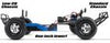 Slash Low CG Chassis Kit (Blue)