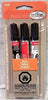 Enamel Paint Marker Set (White/Black/Red)