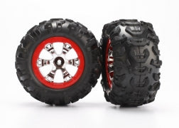 Geode Beadlock Wheels/Canyon Tires (Red)