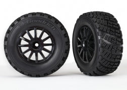 Gravel Pattern Tires Assembled (Black)
