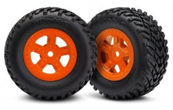 SCT Tires/Wheels (Orange)