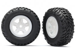 SCT Tires/Wheels (White)