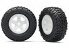 SCT Tires/Wheels (White)
