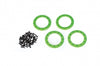 Aluminum Beadlock Rings (Green)