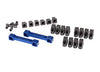 Aluminum Suspension Arm Mounts (Blue)